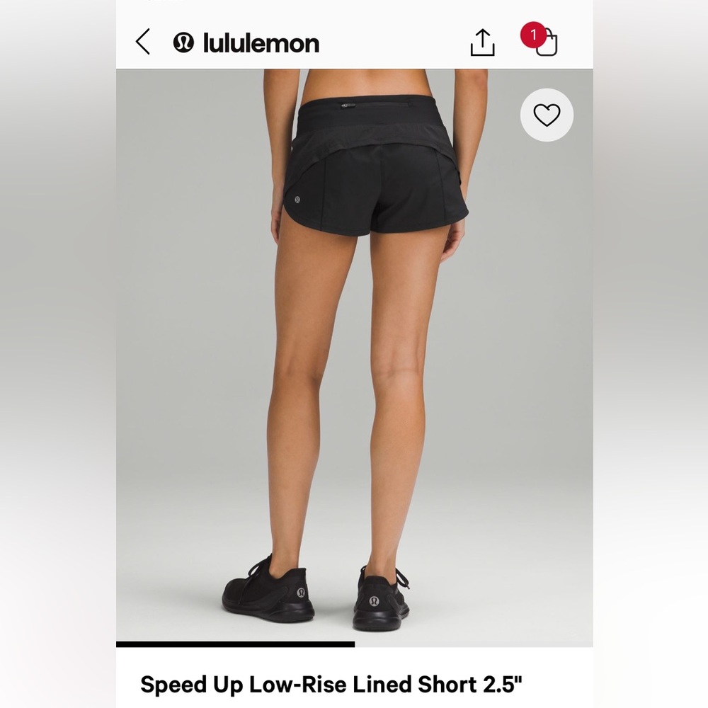 Lululemon speed up shorts